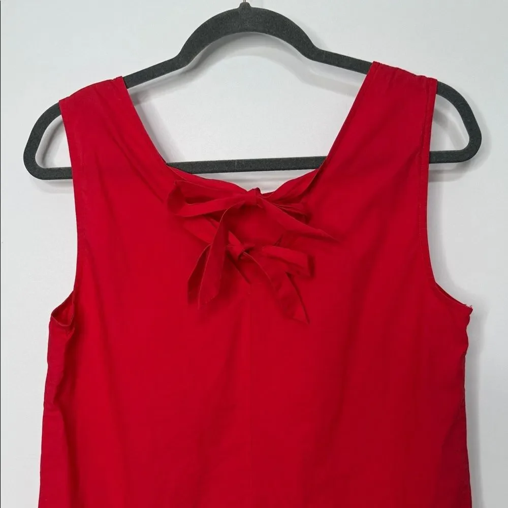 J. Crew Bow-back peplum tank top Size Small